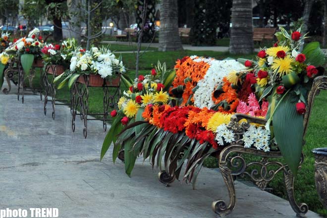 Holiday of Flowers celebrated in parks in Baku - PHOTO SESSION